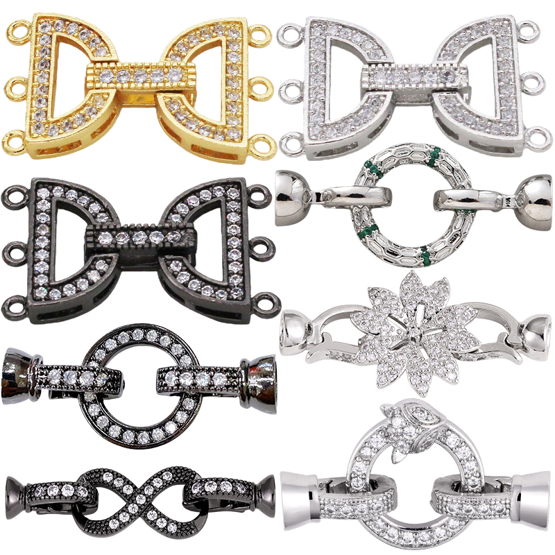 Jewelry Making Pieces - Fecho Decorativo Banhado a Ouro 18K