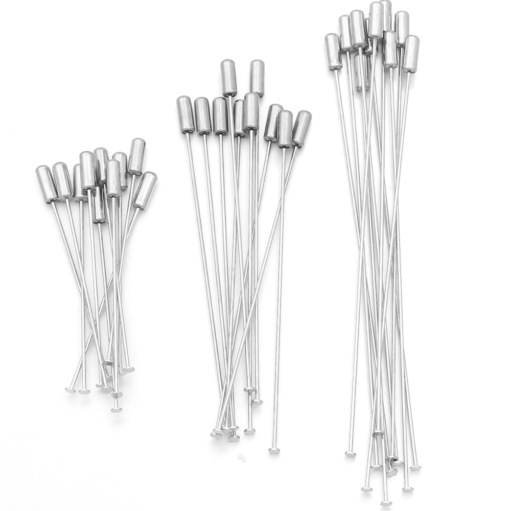 Jewelry Making Head Pins - 10 peças de alfinetes de broche