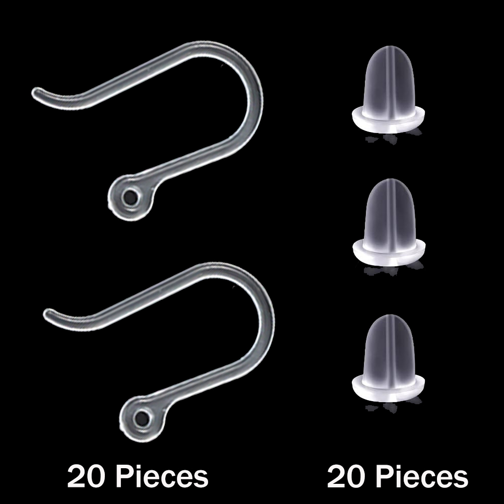 Jewelry Making Wire - Ganchos de brinco de plástico, 20