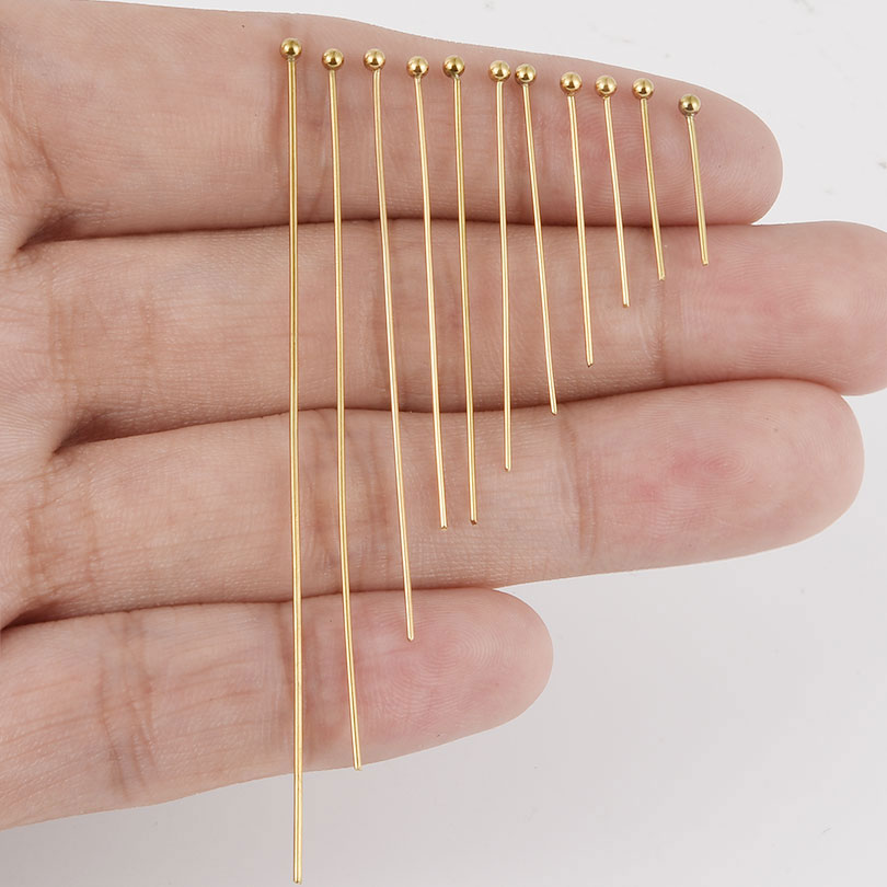 Jewelry Making Head Pins - 200 peças de Alfinetes de Cabeça
