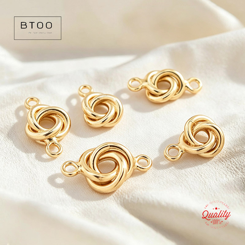 Jewelry Making Knots - Pingente Nó do Amor em Ouro
