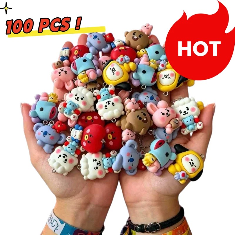 Jewelry Making Accessories - 7 peças de pingentes de resina